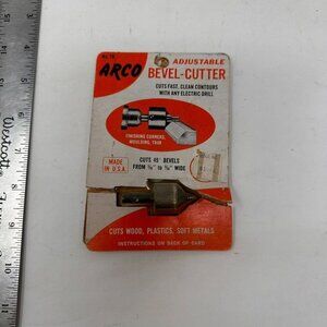 Vintage Arco Adjustable Bevel-Cutter No.10 Cuts 45° Bevels 1/32"-5/16" Wide USA